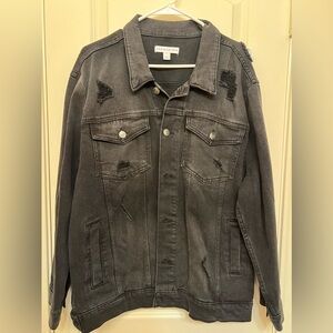 Distressed Denim Jacket